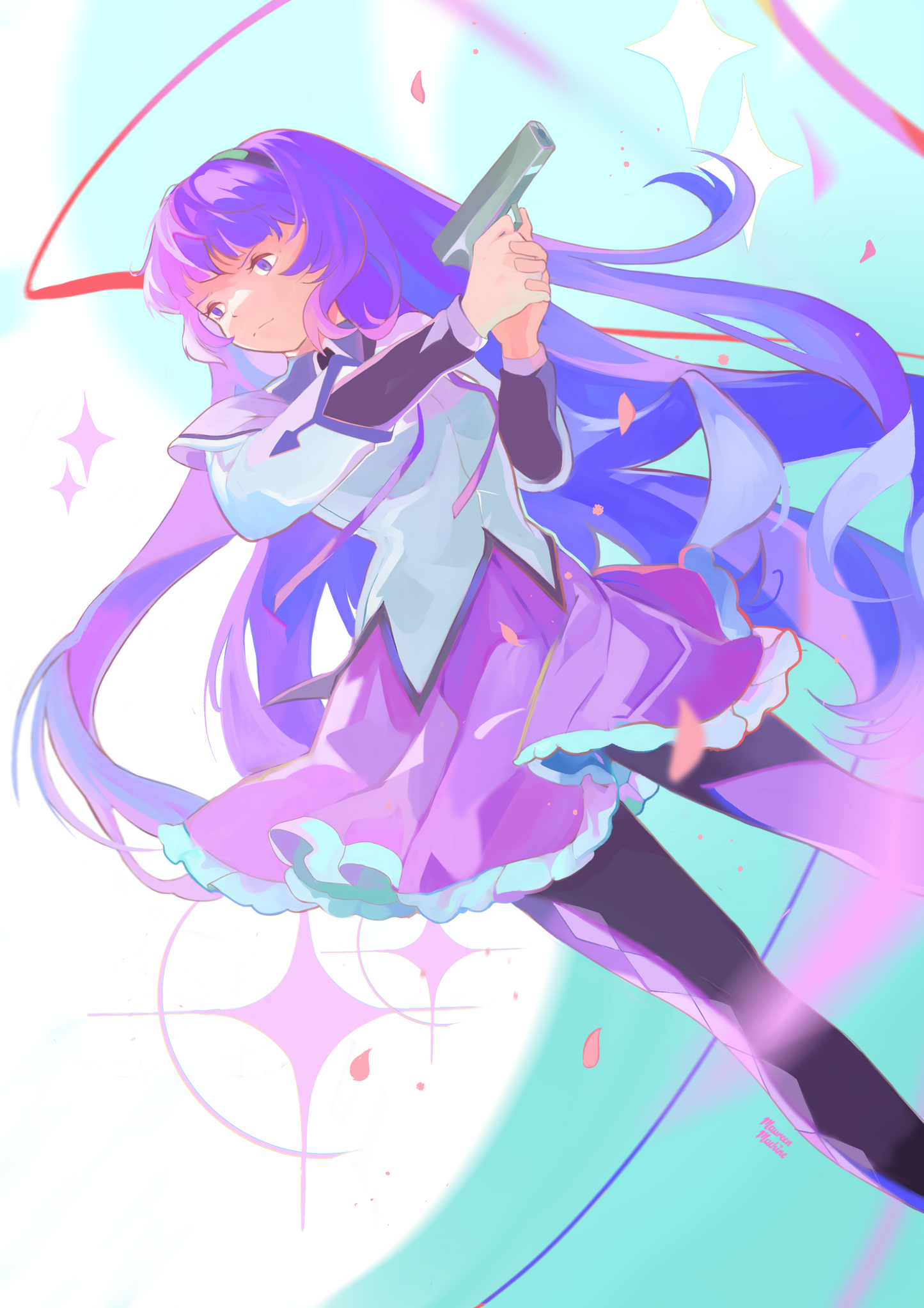 Homura (Puella Magi Madoka Magica)-Print